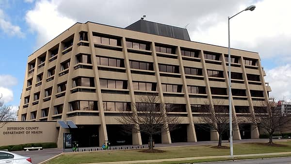 Jefferson County Department of Health building in Birmingham, Alabama
