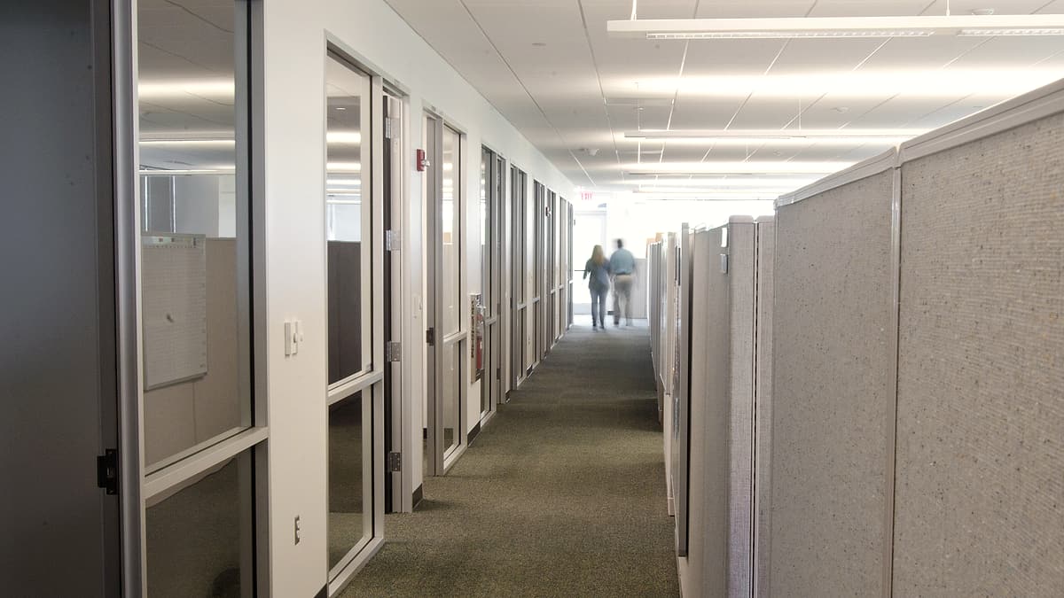 Supervisory offices and staff cubicles at Unilife, a medical device company focused on the design, development, manufacture and