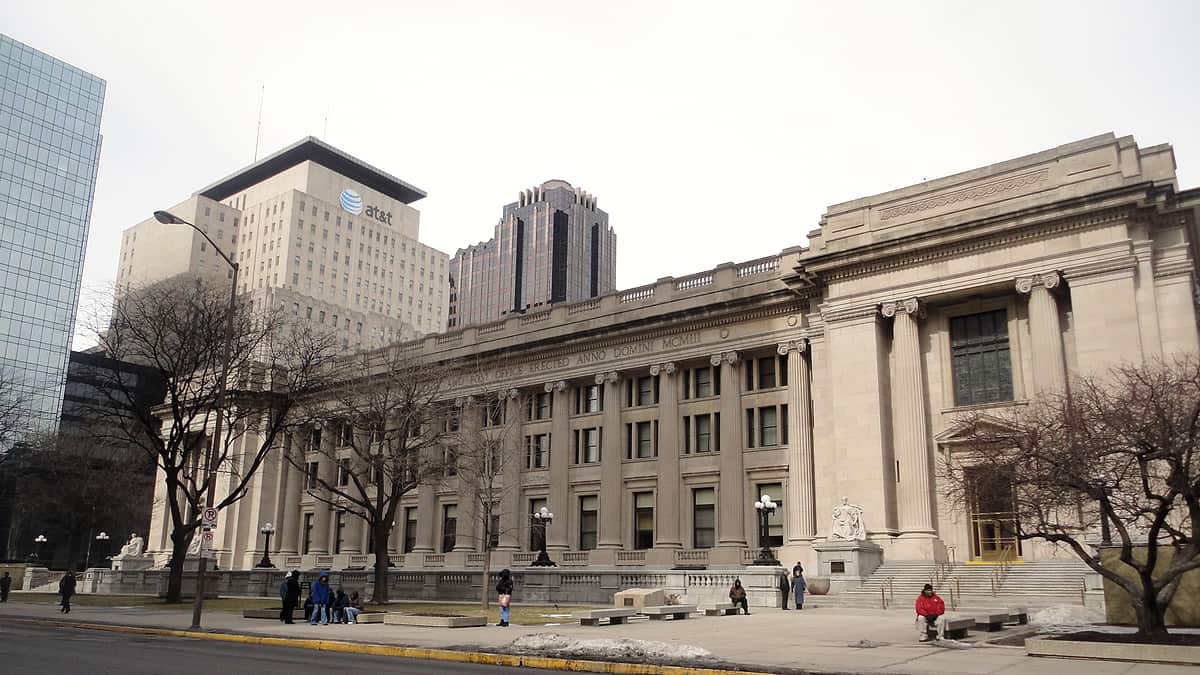 Exterior of the Birch Bayh Federal Building & U.S. Courthouse